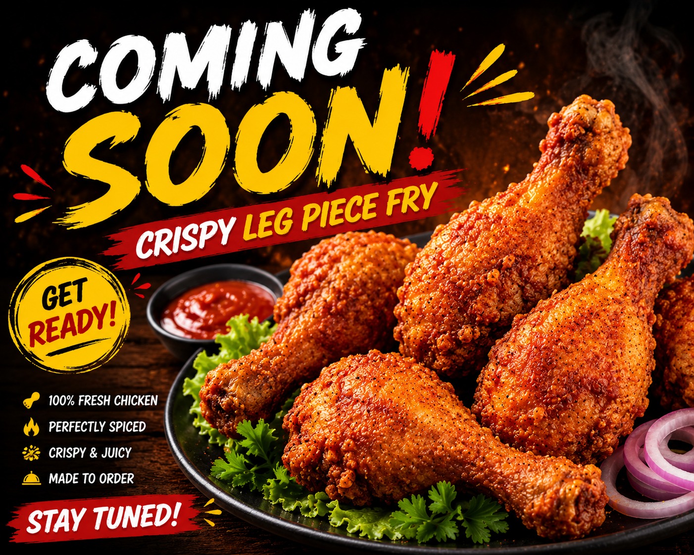 Crispy Chicken Leg Piece Fry